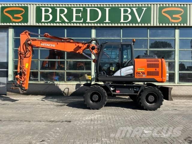 Hitachi ZX 140 W-5B Pelle sur pneus