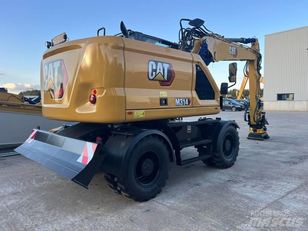 CAT M314 Pelle sur pneus