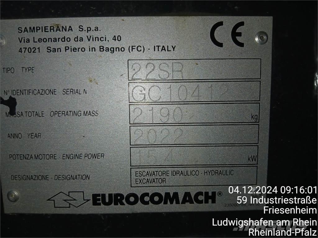 Eurocomach 22SR Mini pelle < 7t