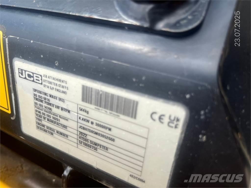 JCB HTD5 Mini tombereau