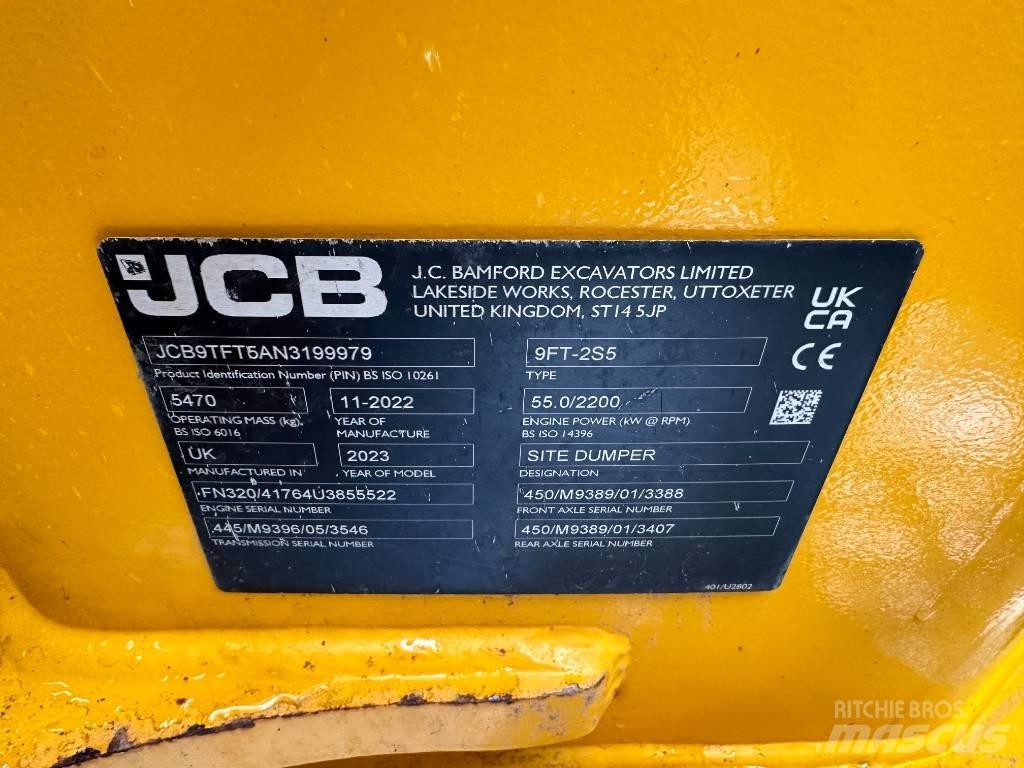 JCB 9 Ton Dumper Mini tombereau