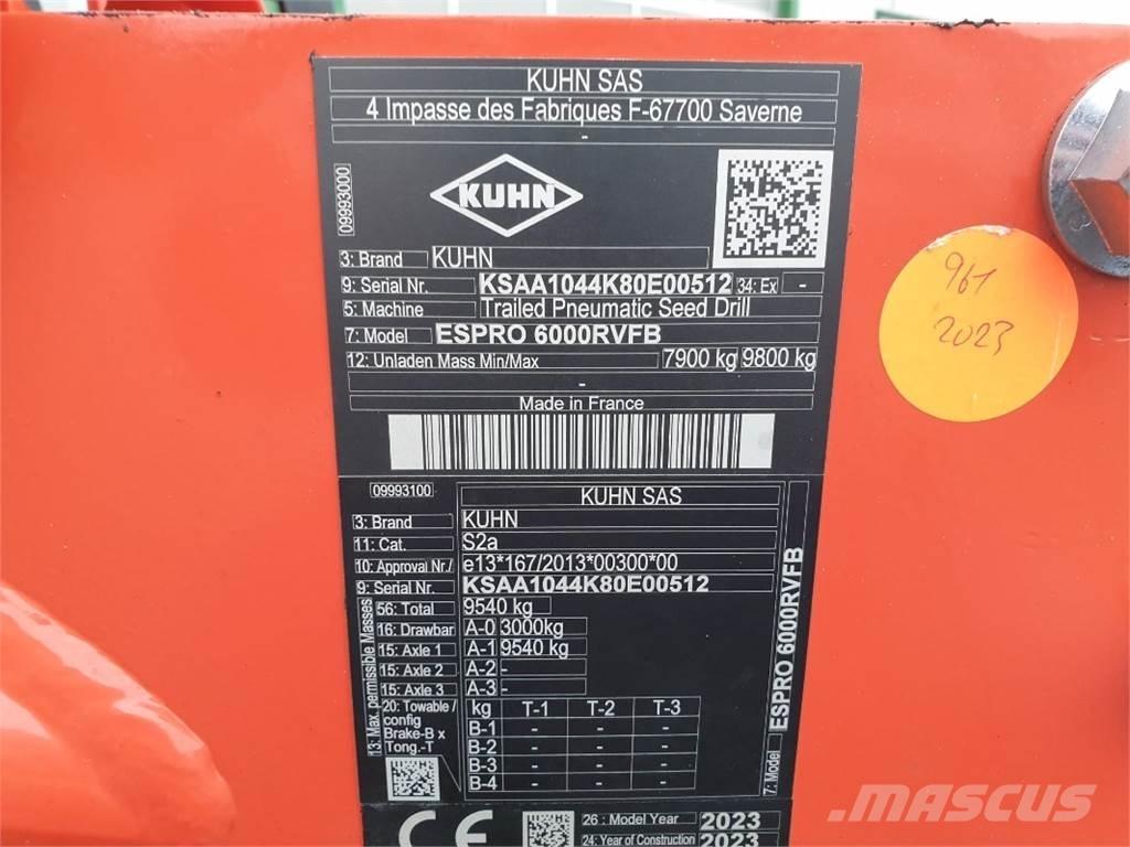 Kuhn ESPRO6000 Semoir