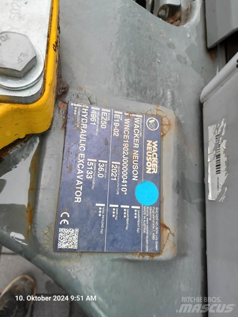 Wacker Neuson EZ50 Mini pelle < 7t