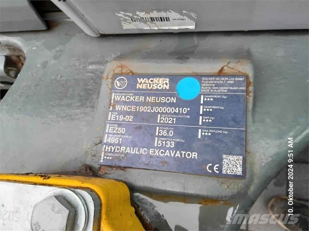 Wacker Neuson EZ50 Mini pelle < 7t