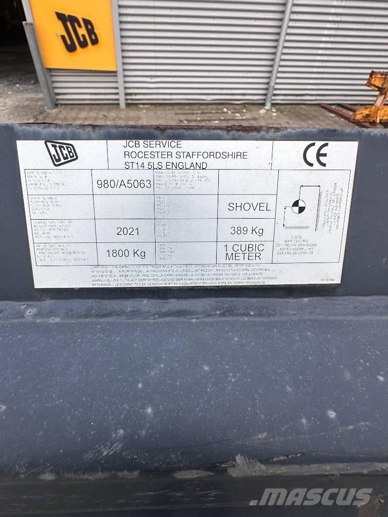 JCB Læsseskovl - 226cm Godet