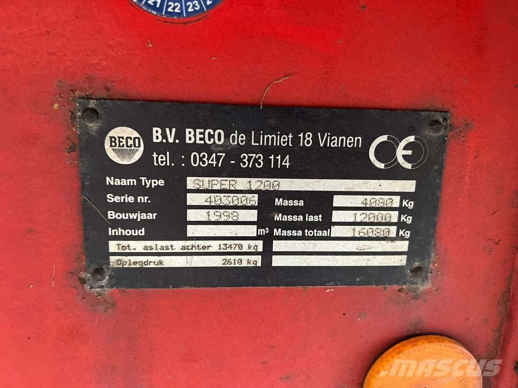 Beco Super 1200 Benne céréalière