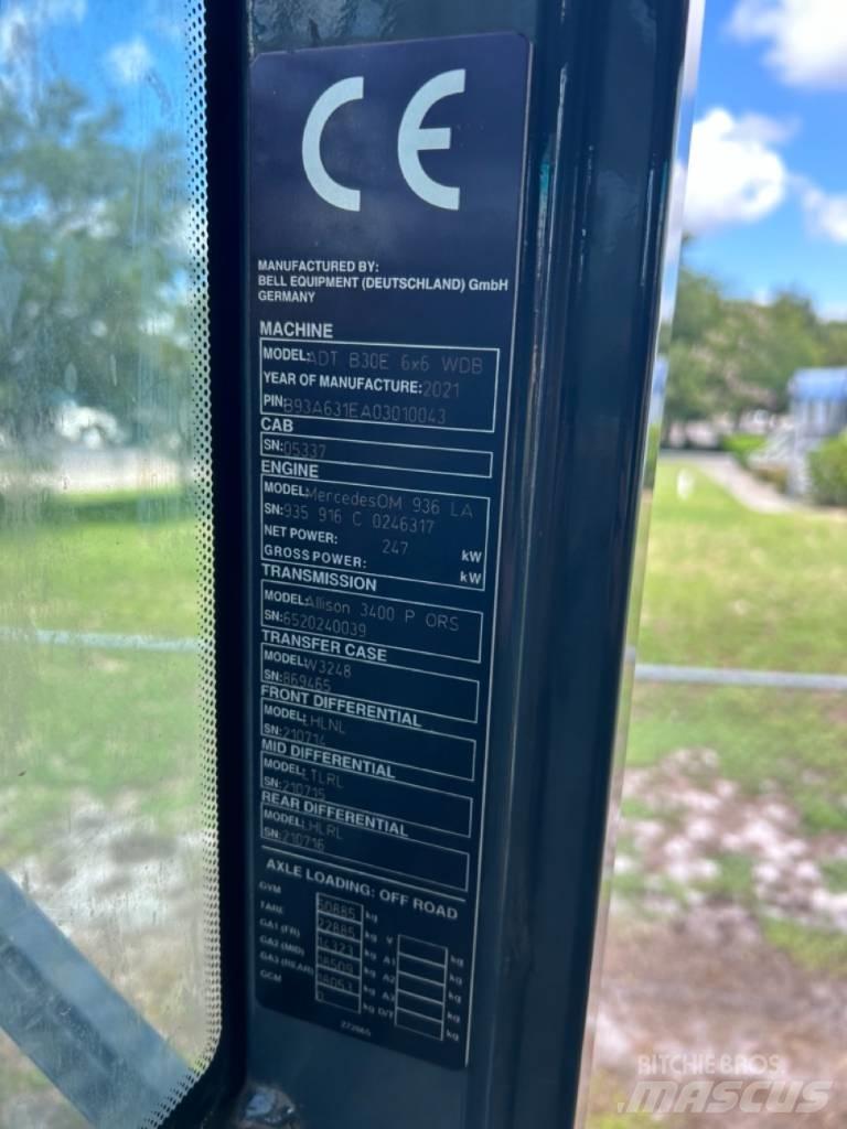 Bell B30E Tombereau articulé