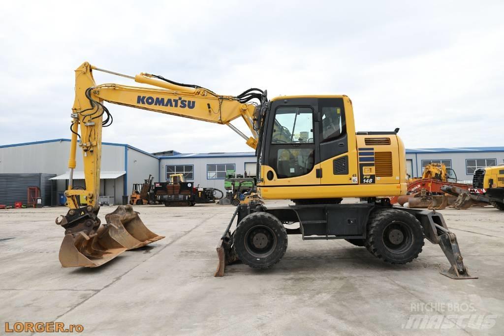 Komatsu PW 148-10 Pelle sur pneus