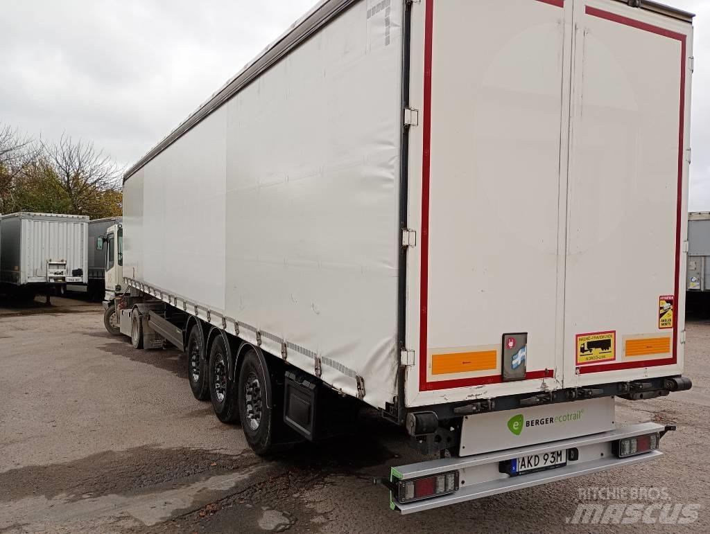 Berger GARDIN Semi remorque à rideaux coulissants (PLSC)