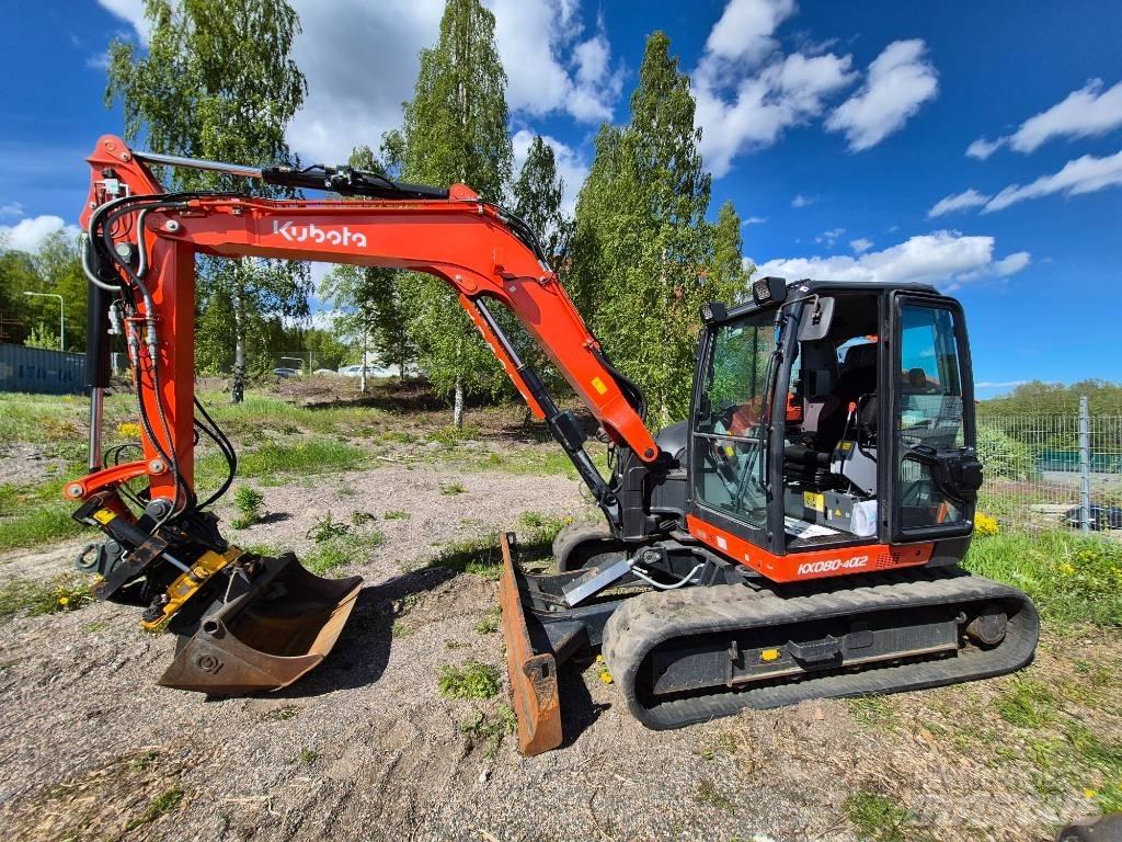 Kubota KX 080-4 Mini pelle 7t-12t