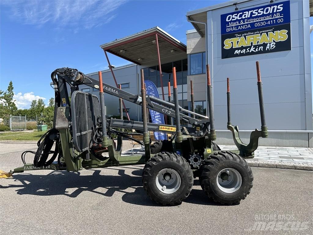 Farma T10G2 Remorque forestière avec grue