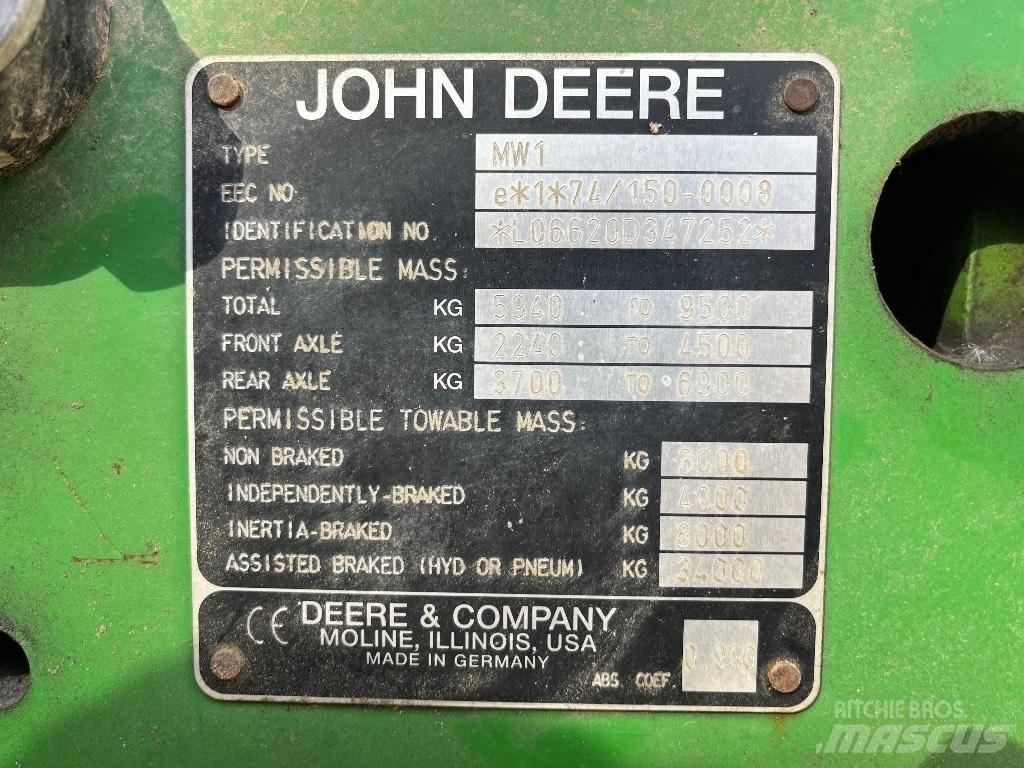 John Deere 6620 Tracteur