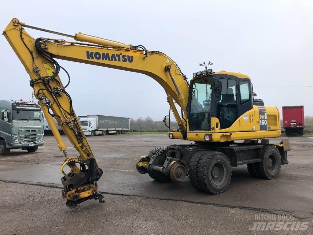 Komatsu PW160-7E0 Pelle sur pneus