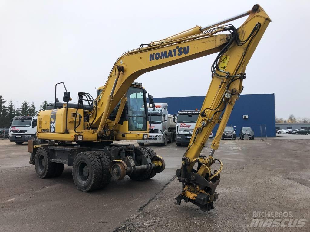 Komatsu PW160-7E0 Pelle sur pneus