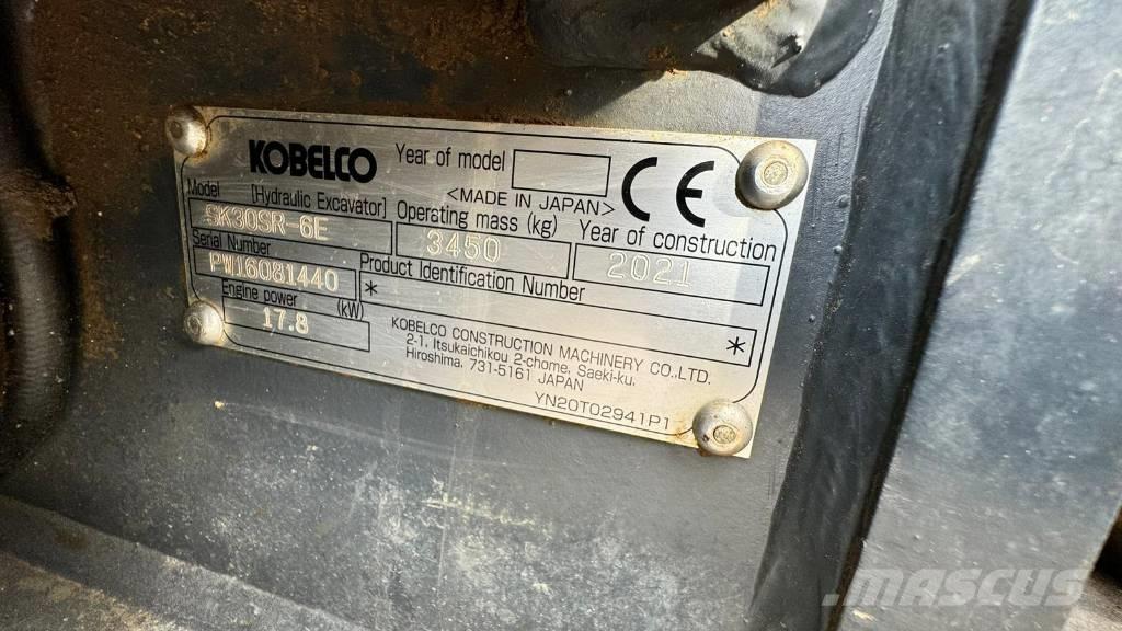 Kobelco SK 30 SR-6E Mini pelle < 7t