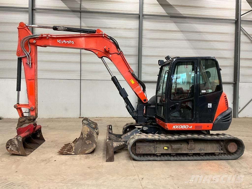 Kubota KX 080-4 Mini pelle 7t-12t