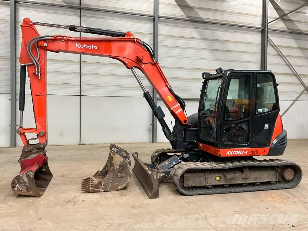 Kubota KX 080-4 Mini pelle 7t-12t