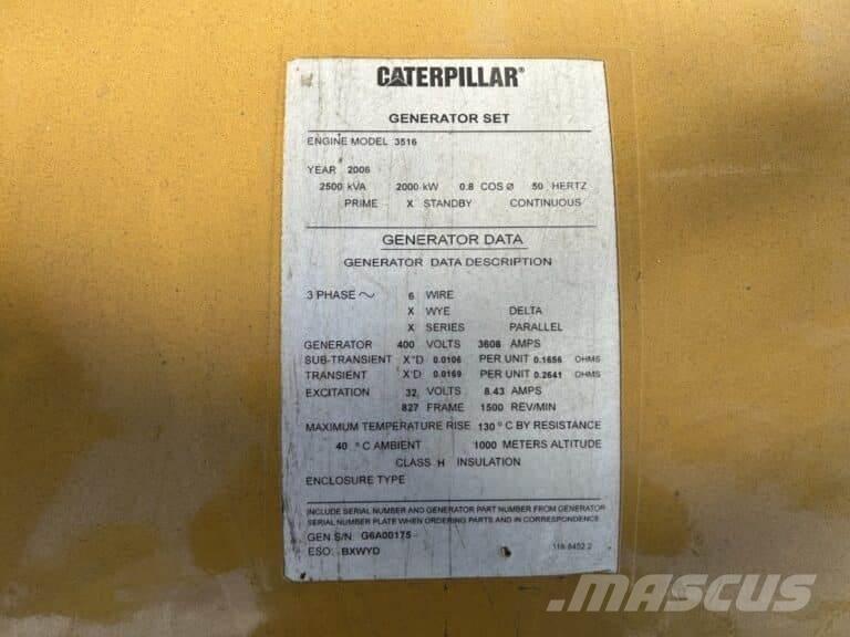CAT SR4 - 827 frame Autres générateurs