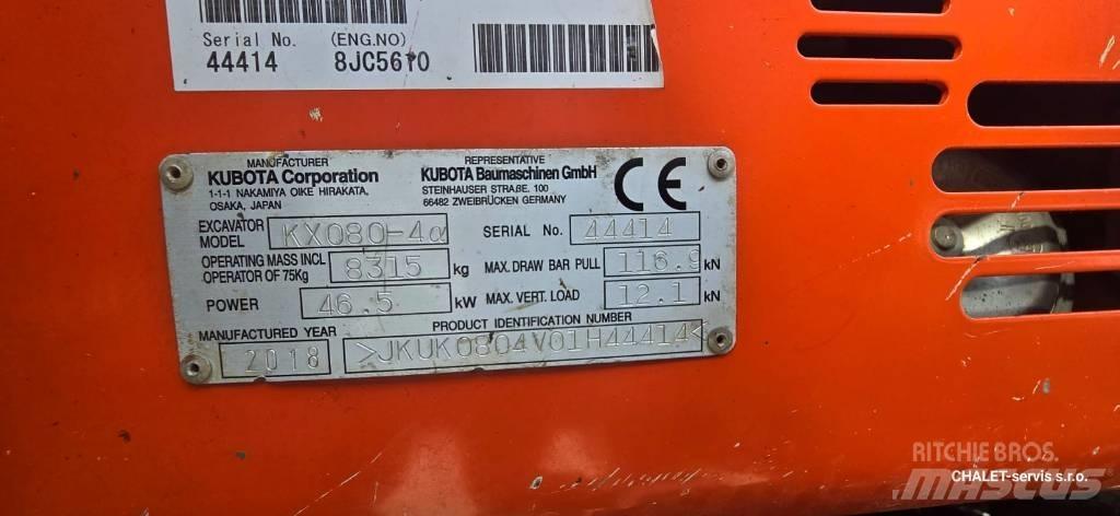 Kubota KX 808-4 A2 Mini pelle 7t-12t