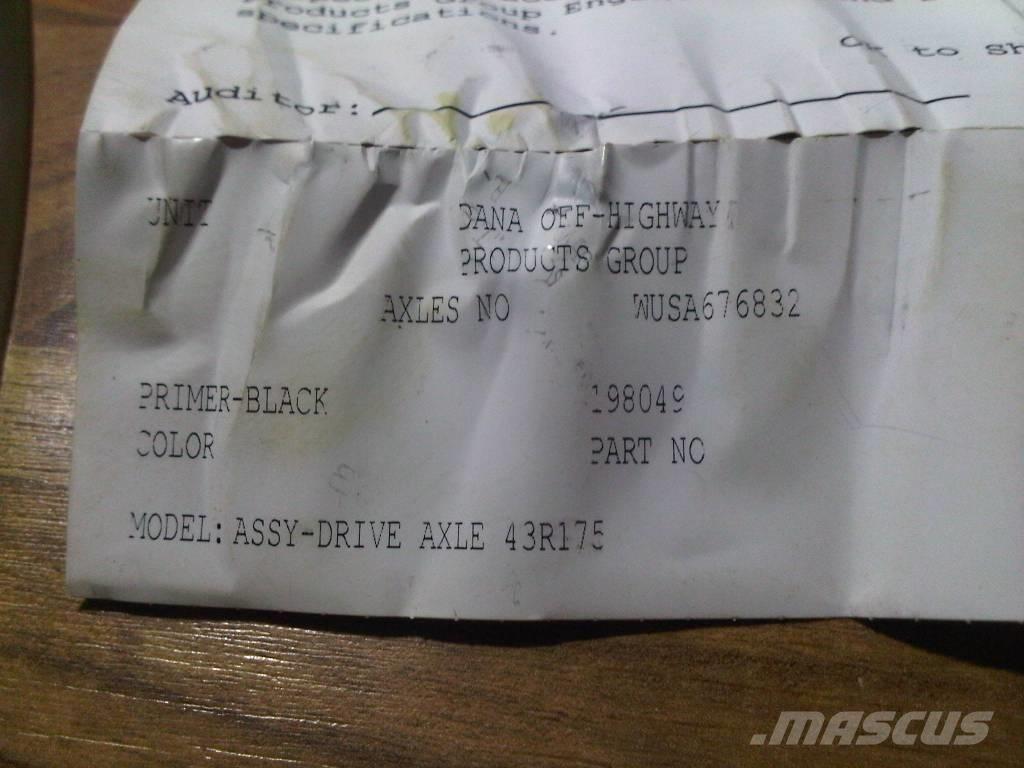  Dana Spicer 43R175 Essieux