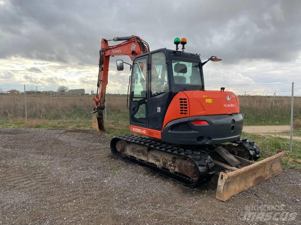Kubota KX 080-4 Mini pelle 7t-12t