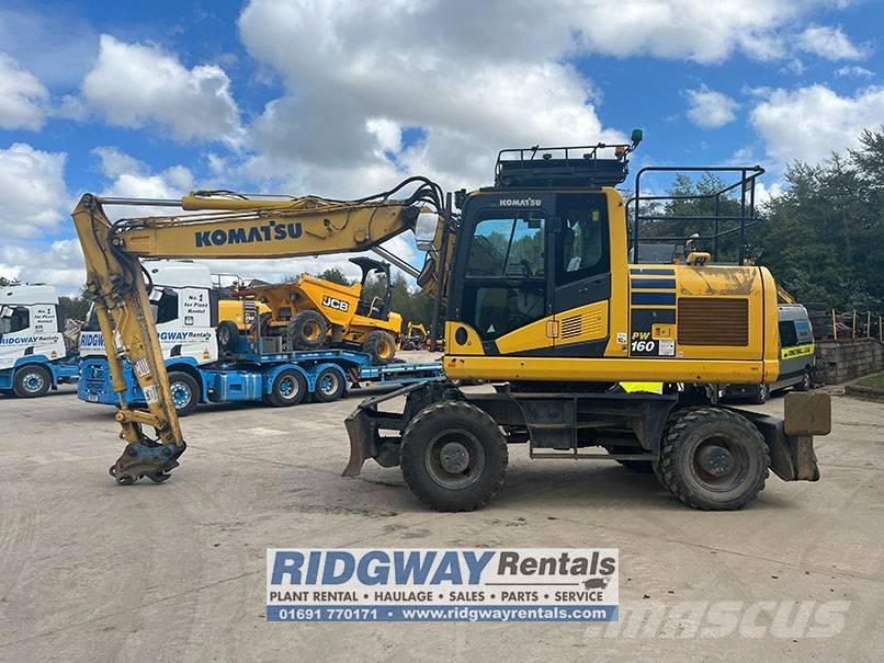 Komatsu PW 160 Pelle sur pneus