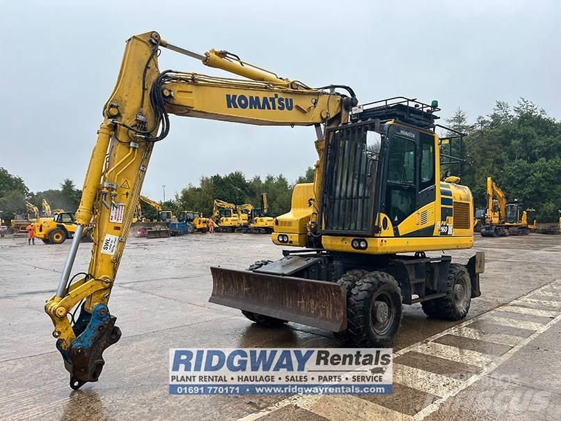 Komatsu PW 160 Pelle sur pneus