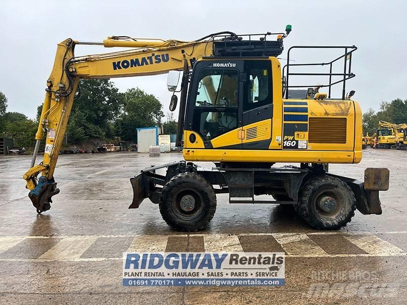 Komatsu PW 160 Pelle sur pneus