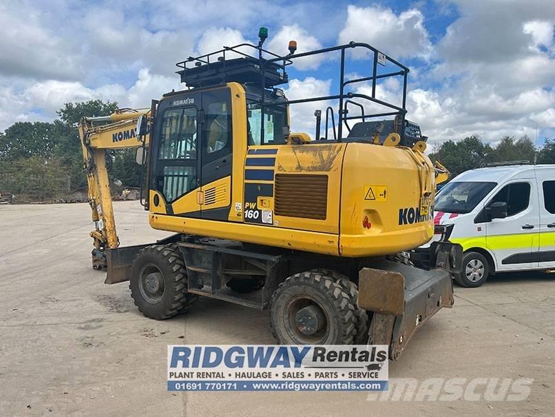 Komatsu PW 160 Pelle sur pneus