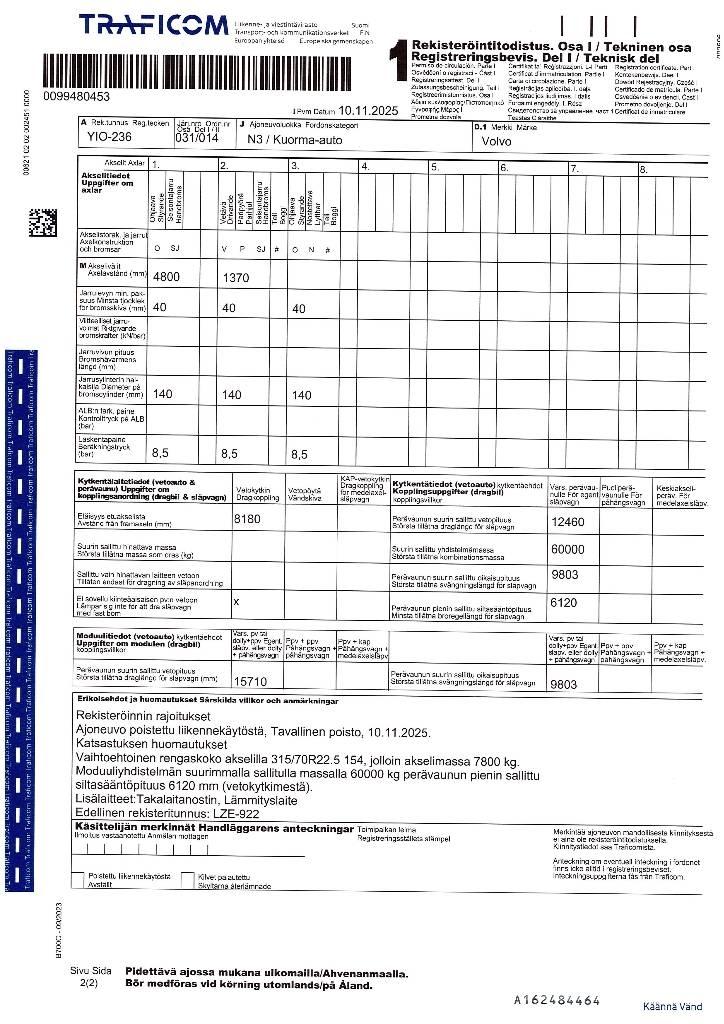 Volvo FH 13 Camion Fourgon
