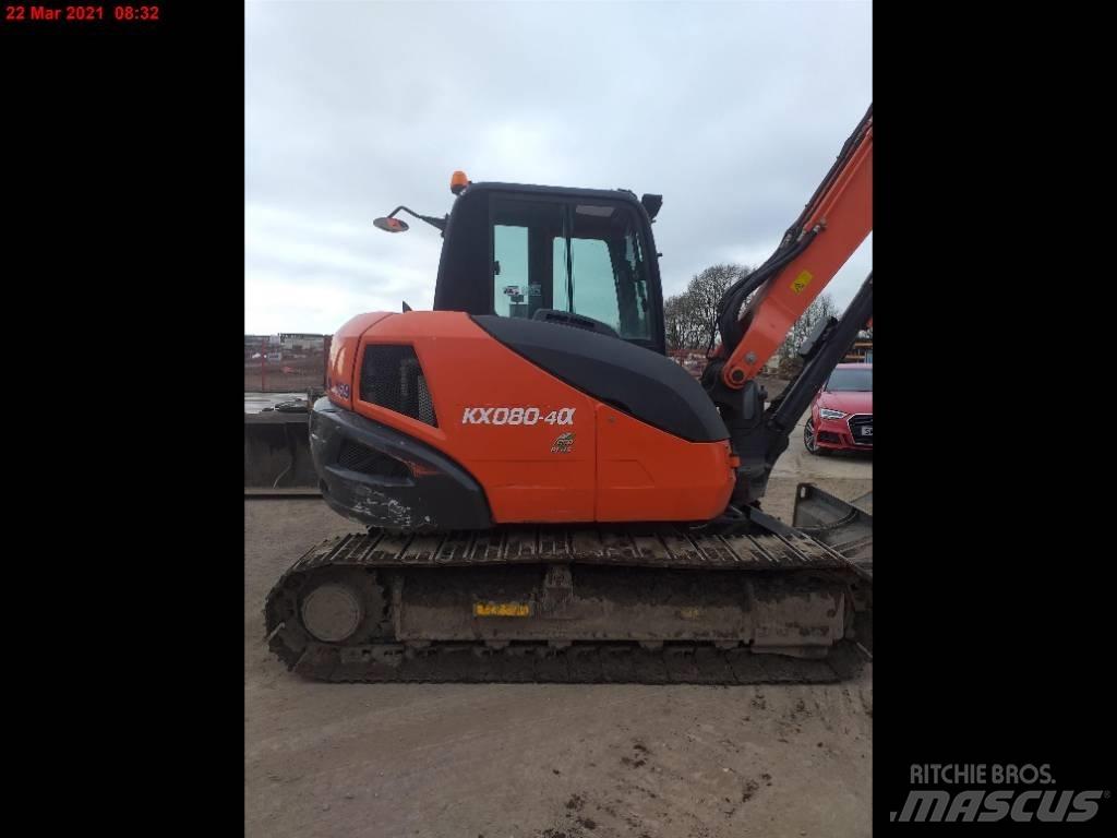 Kubota KX 080-4 Mini pelle 7t-12t
