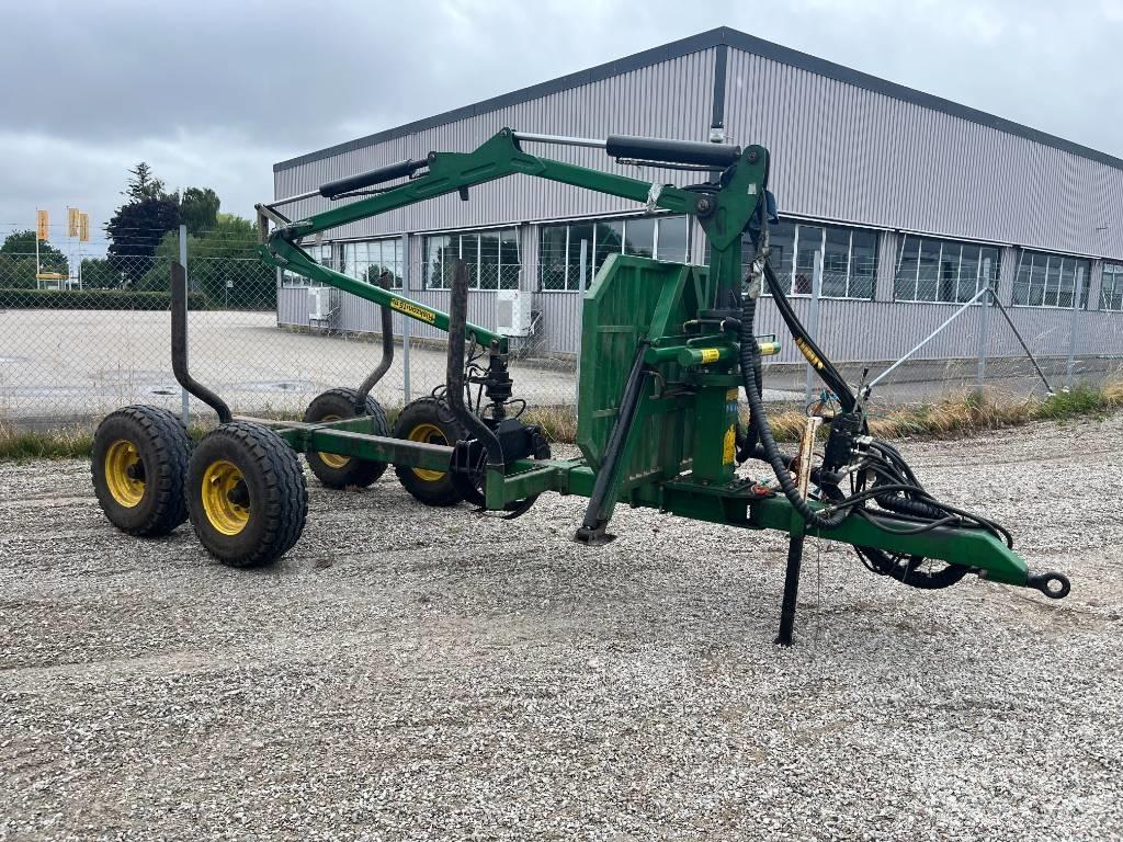 Kellfri 6 ton Remorque forestière avec grue