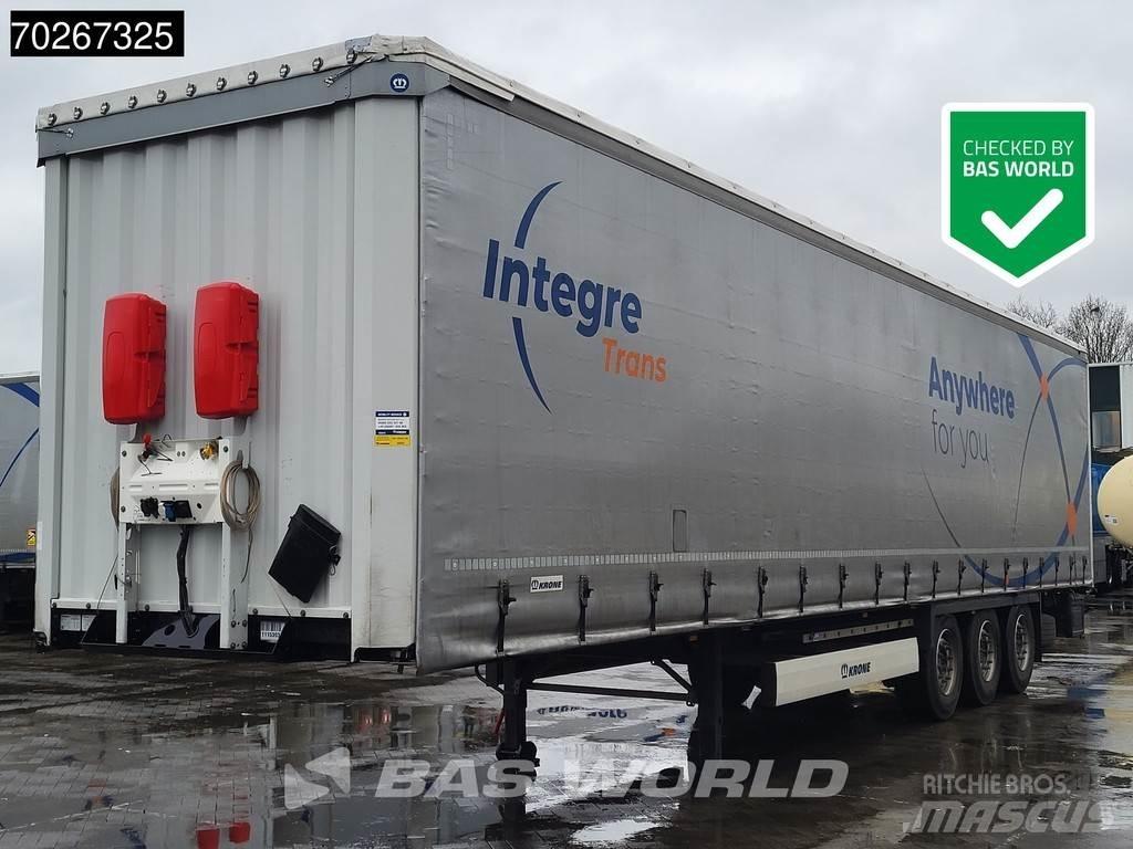 Krone SD 3 axles Semi remorque à rideaux coulissants (PLSC)