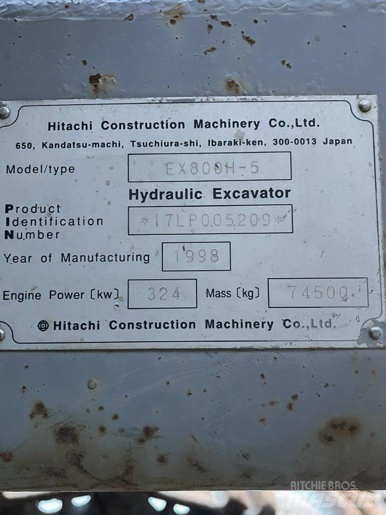 Hitachi EX 800 H-5 Pelle sur chenilles