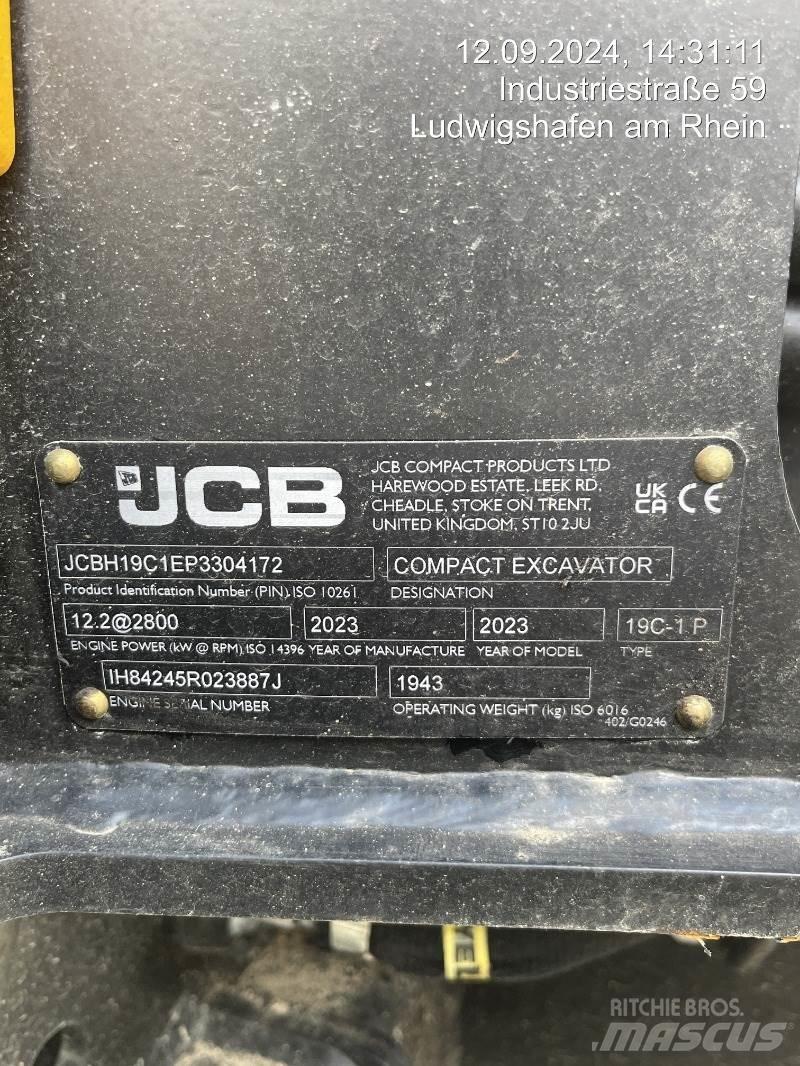 JCB 19C-1 Mini pelle < 7t