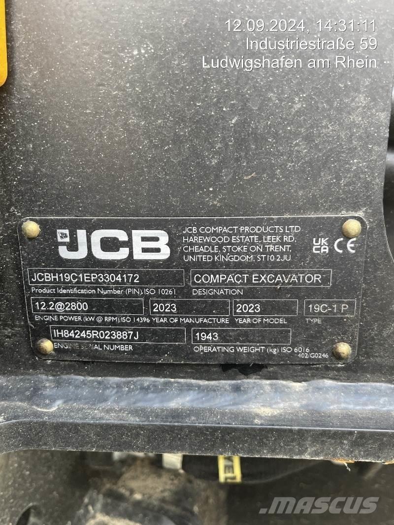 JCB 19C-1 Mini pelle < 7t