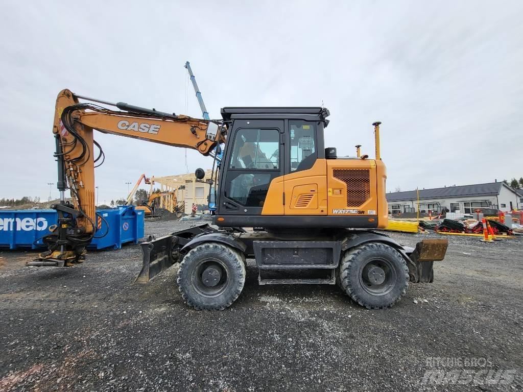 CASE WX 175 Pelle sur pneus