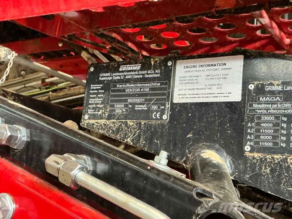 Grimme VENTOR 4150 Moissoneuse de Pomme de Terre