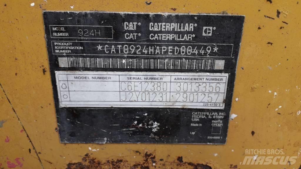 CAT 924 H Chargeuse sur pneus