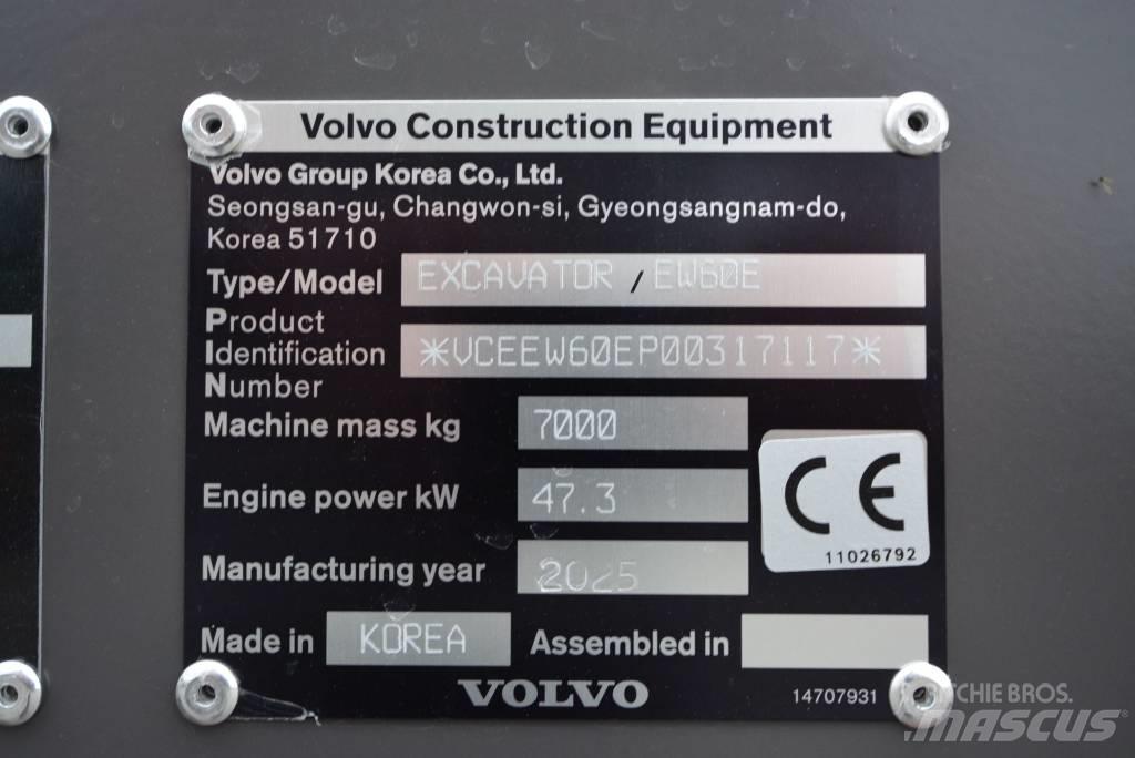 Volvo EW 60 E Mini pelle < 7t
