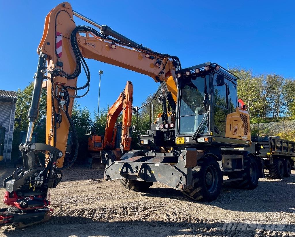 CASE WX 155 ESR Pelle sur pneus
