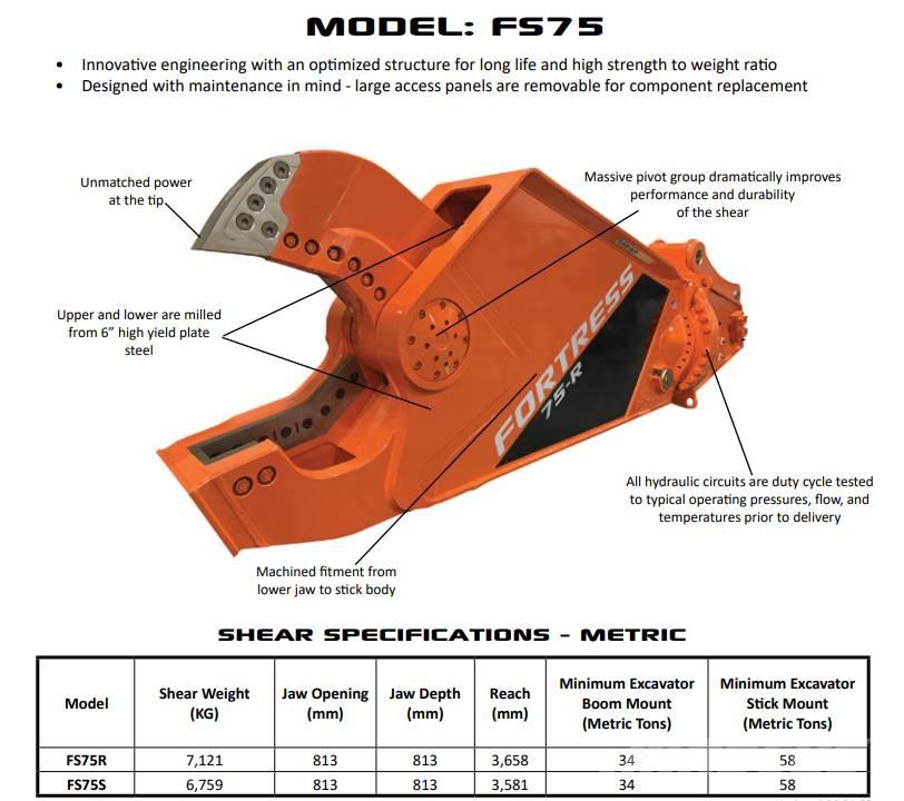  Fortress FS75 Concasseur de Travaux Publics