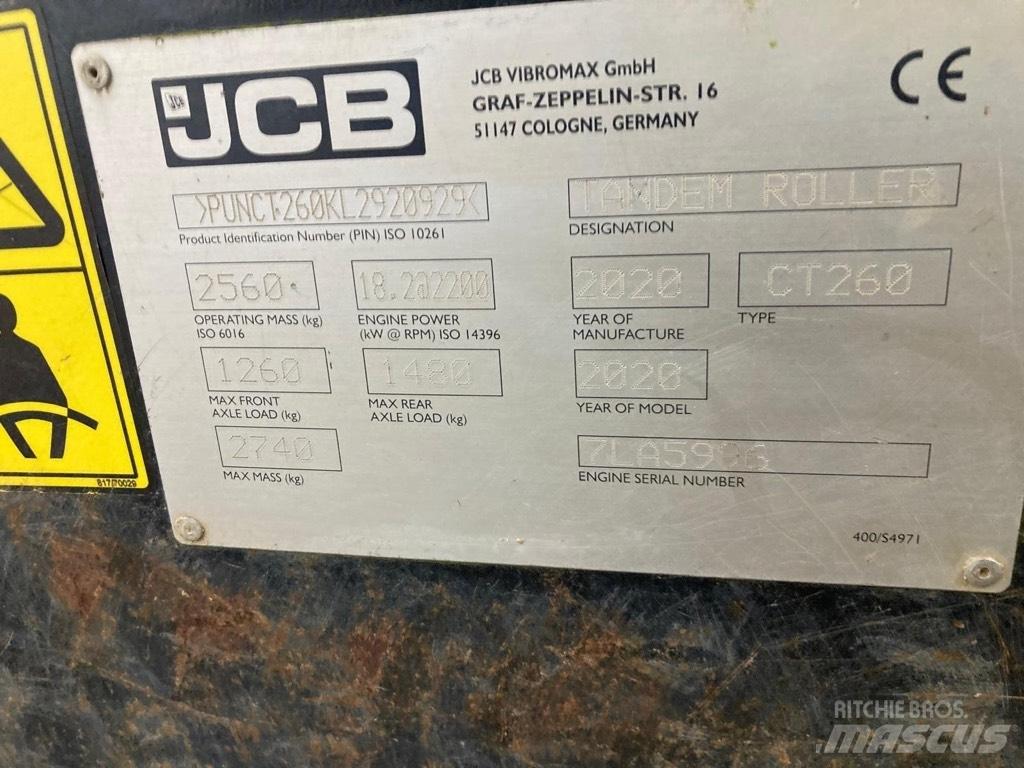 JCB CT 260-120 Rouleaux tandem