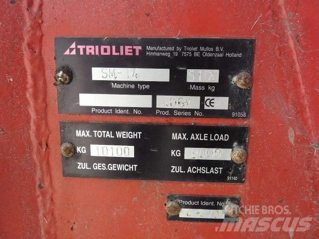 Trioliet SM-14 Bac, râtelier