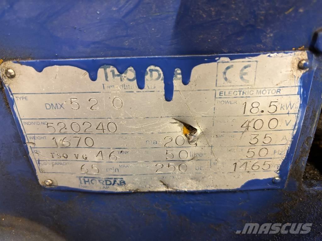  DMX 520 Pelle de démolition