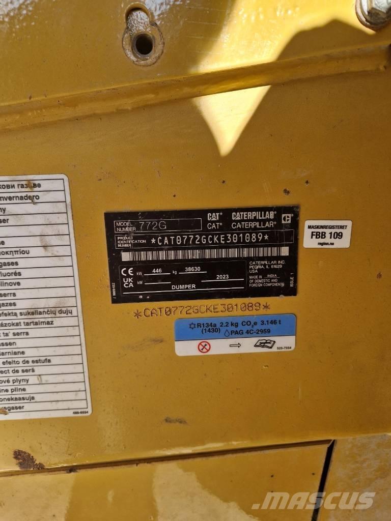 CAT 772 G Tombereau rigide