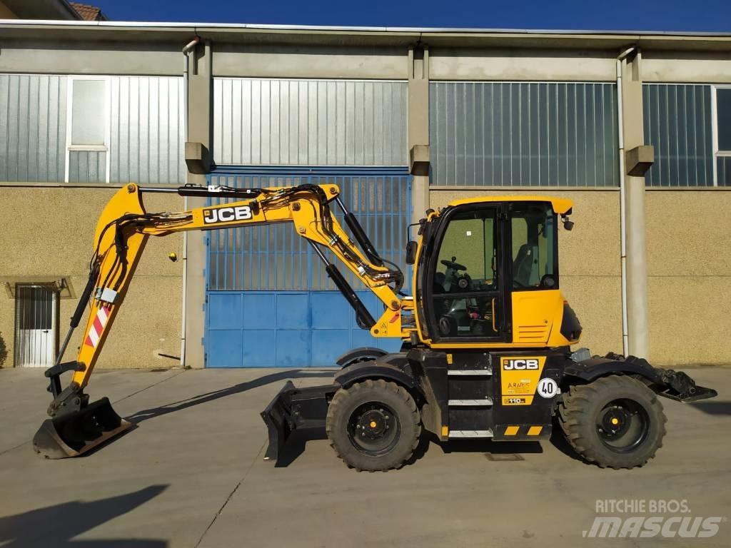 JCB Hydradig Pelle sur pneus