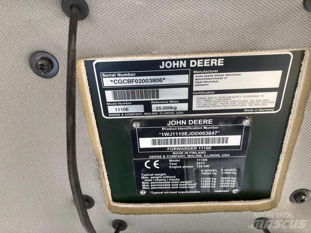John Deere 1110E Porteur