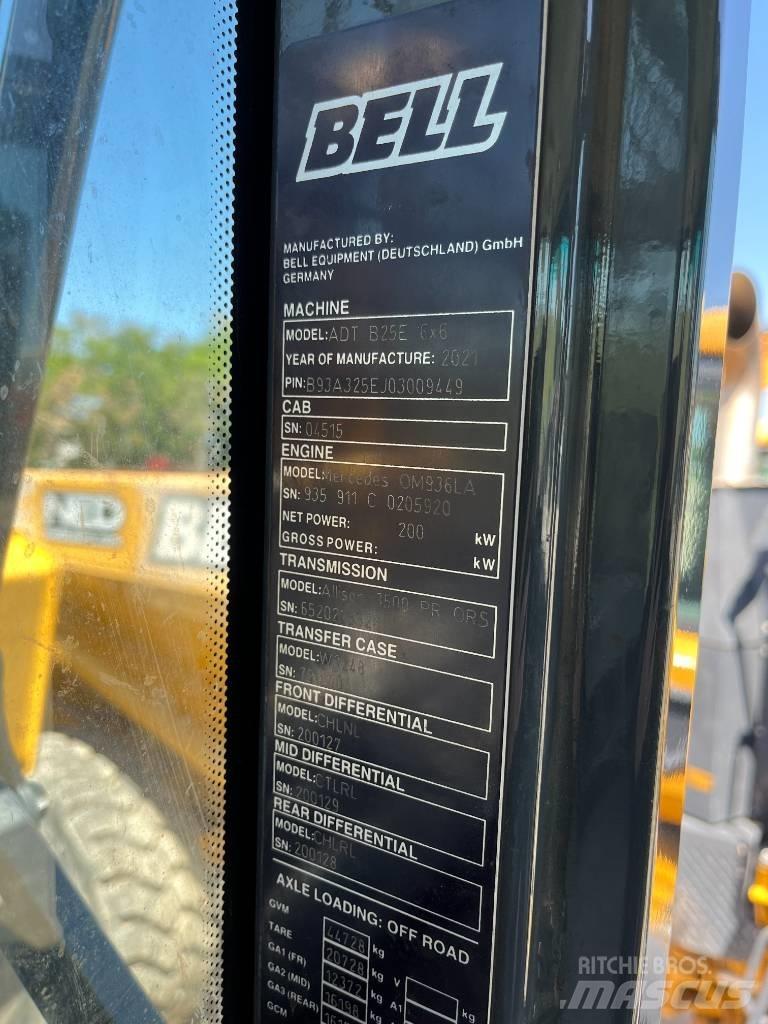 Bell B25E Tombereau articulé