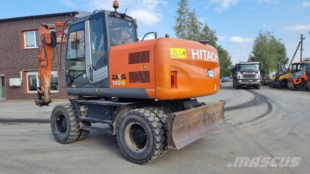 Hitachi ZX 140 W-3 Pelle sur pneus